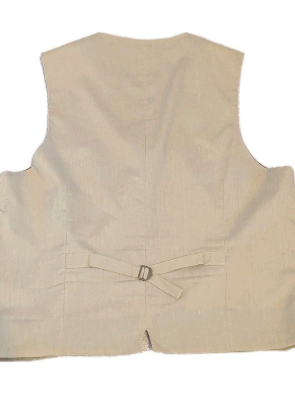 Mens Joseph Abboud Corduroy Suit Vest Brown Camel Xl Formal Wedding Office Prom - Picture 2 of 8